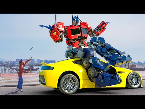 Optimus Prime vs Bumblebee Full Film | Transformers #2024 | Paramount resimleri [HD]