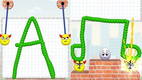 Draw To Smash Logic Puzzle - Level 21 to 40 - Gameplay Walkthrough (Android & iOS)