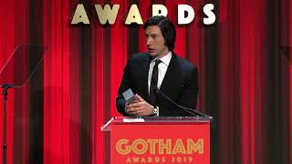 Adam Driver Wins Best Actor at the 2019 Gotham Awards