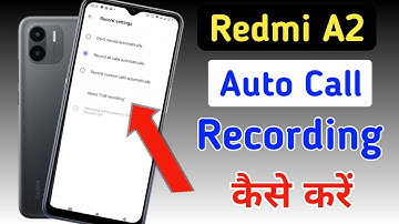 Redmi a2 auto call recording setting | Redmi a2 me auto call recording setting kaise kare