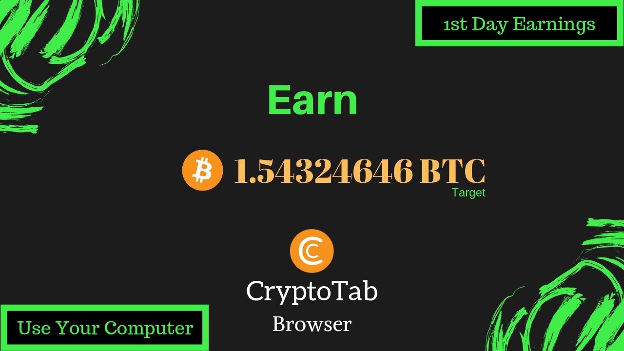 1st Day Bitcoin Mining With Cryptotab Browser Free Bitcoin Mining Without Investment - 