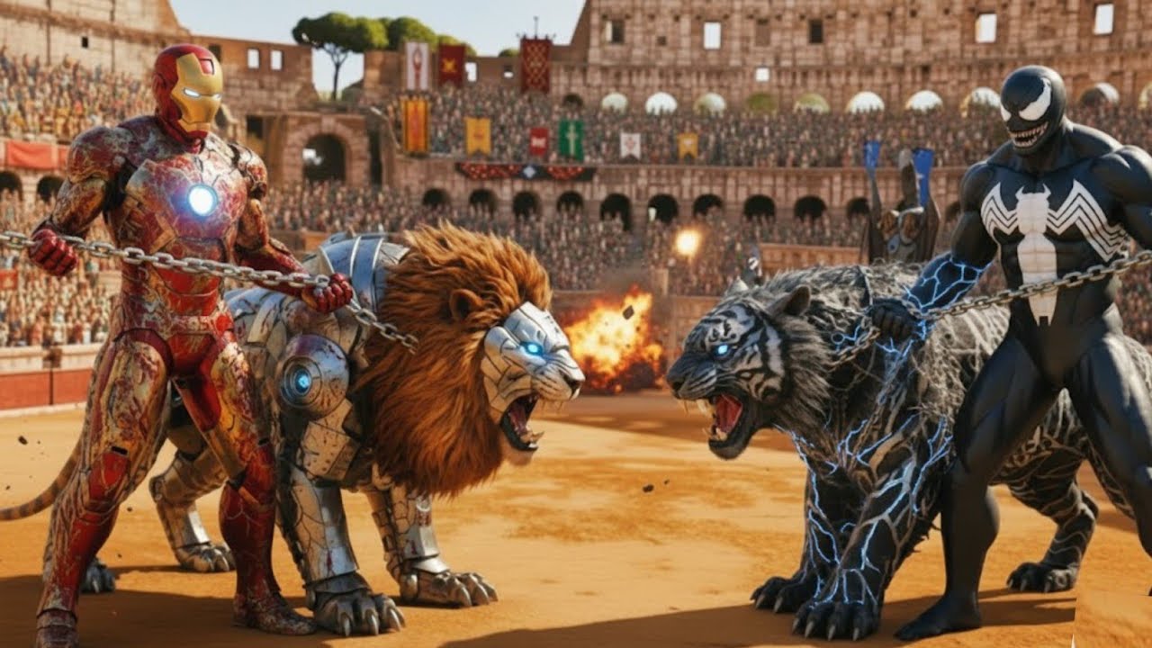 Venom Tiger vs Armored Lion King 🦁🐯 | Most Brutal Wild Arena Battle Ever | 2026