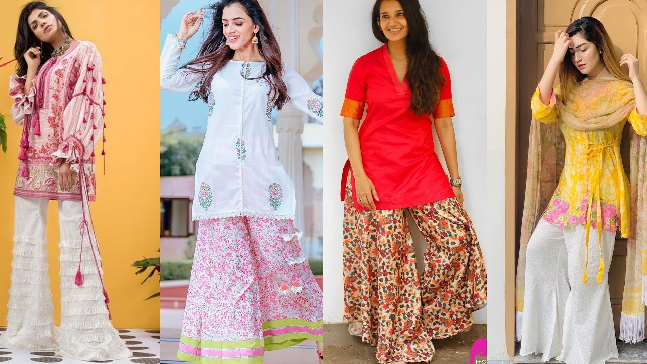 HOW TO STYLE SHORT KURTI WITH WIDE LEGGED PANTS