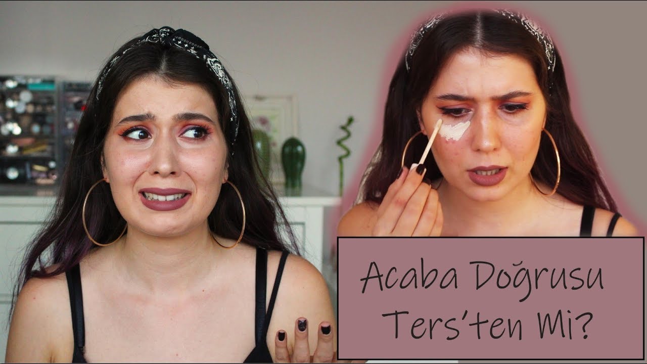 TERS MAKYAJ DENEDİM. 😩 + SİZE HEDİYELERİM VAARRR! 💕