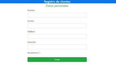 Formulario con bootstrap, html y PostgreSQL- Insertar los datos en una tabla de PostgreSQL.