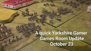 A Quick Games Room Update Oct 23
while Mrs YG is away .......
#wargames #wargaming A Quick Games Room Update Oct 23