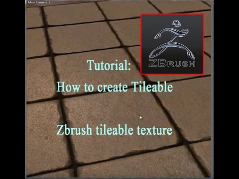 Creating Tileable Textures in ZBrush | How to create Tileable Brick ...