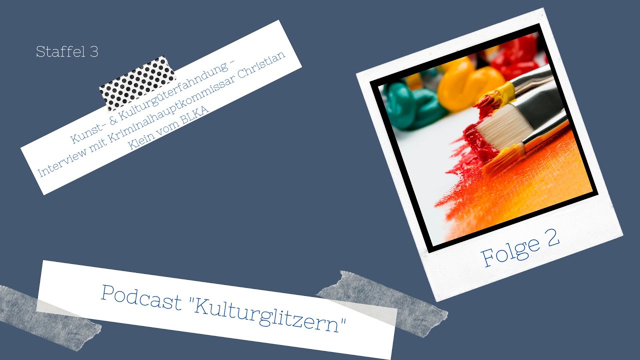 Kunstfahndung - Interview mit Kriminalhauptkommissar Christian Klein vom BLKA