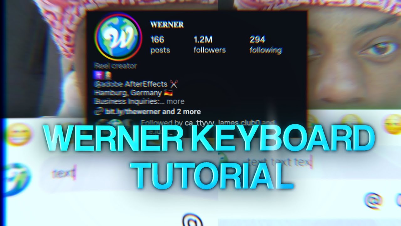 Werner like keyboard intro tutorial Alight Motion 📲🤳