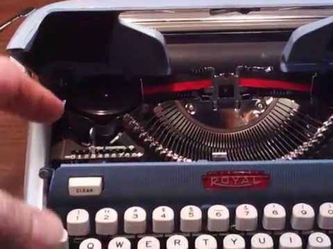 how to change the ribbon on a royal typewriter how to change the ribbon on a royal typewriter