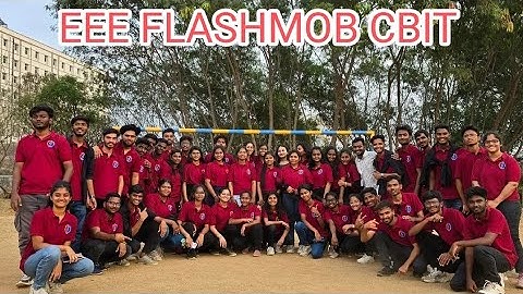 CBIT EEE FLASHMOB 2K24 || SHRUTHI || SUDHEE || ELECTRET