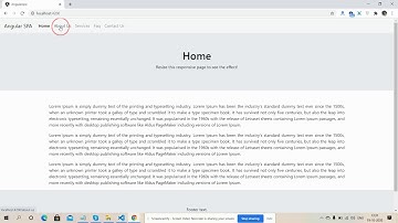 Angular 10 Single Page Application Working Demo