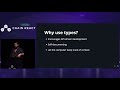 How TypeScript Ruined My Life (In a Good Way) talk, by Andy Mockler