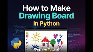 Making drawing board in python #computerscience #python