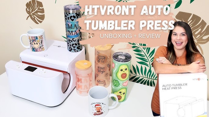 The New HTVRONT AUTO Tumbler Press!  Budget Mug/Tumbler Press 