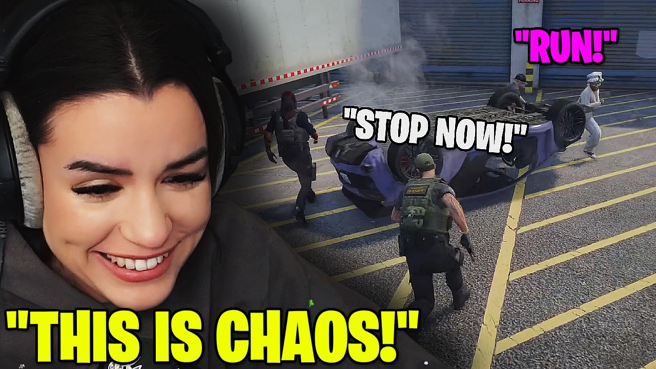 Nunu gets into Cop Chase after Hilarious Traffic Stop with Ventura | GTA RP NoPixel 4.0