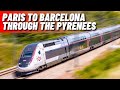Paris to Barcelona by 300km/h TGV Duplex high speed train