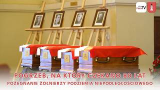 Pogrzeb, na który czekano 80 lat. Pożegnanie żołnierzy podziemia niepodległościowego