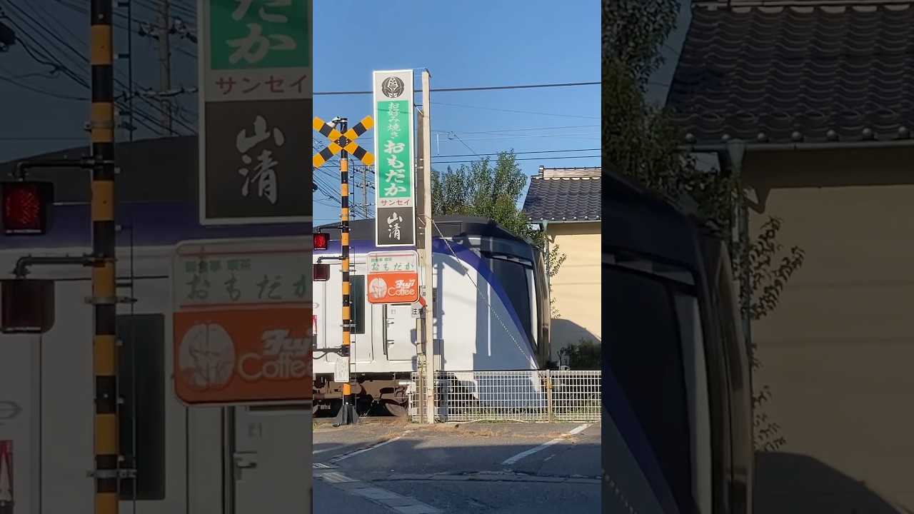 あずさ46号豊科温踏切にて撮影