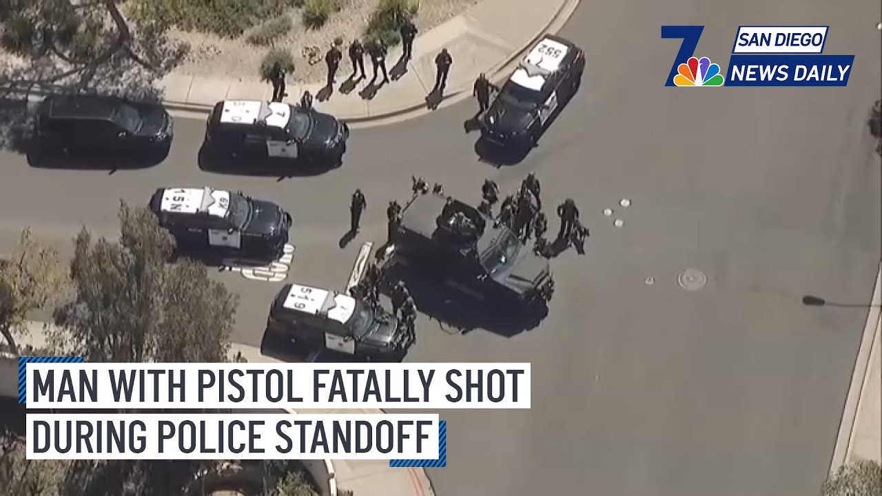 Wed. March 26 | Man with pistol fatally shot during police standoff in ...