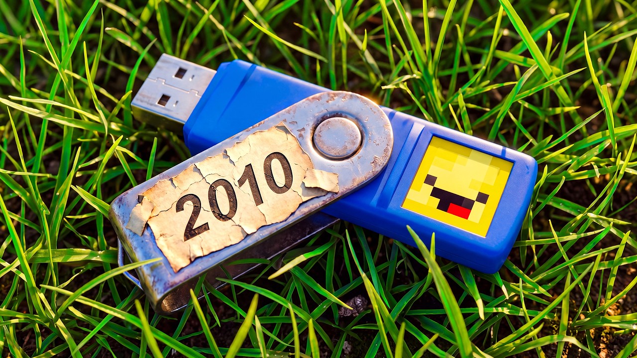 J'ai retrouvé ma CLÉ USB Minecraft de 2010...