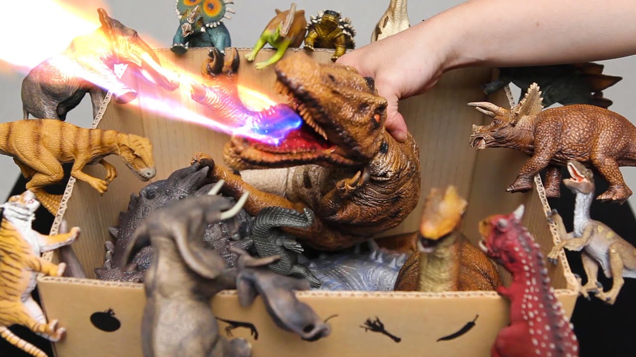 Let's check Dinosaurs Toy Gift box! Jurassic World Toy Collection vol.1 (장난감 공룡 상자)