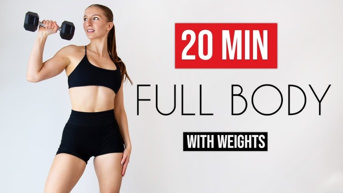 20 MIN FULL BODY TONING & STRENGTH (Total Body Workout At Home) 