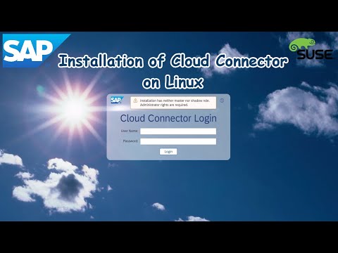 SAP: Installation of Cloud Connector on Linux (SUSE)