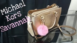 Michael Kors Savannah Medium Satchel | Bag Review