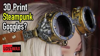 Qidi Tech X-plus 3 Review and Testing - DIY Steampunk Goggles!