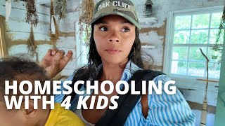 A Day in the Life of a Homeschool Mama of Four