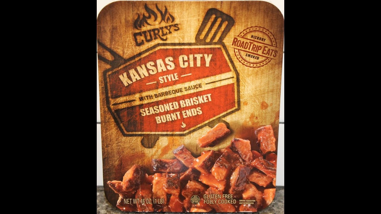 Curly’s Kansas City Style Seasoned Brisket Burnt Ends with Barbeque
