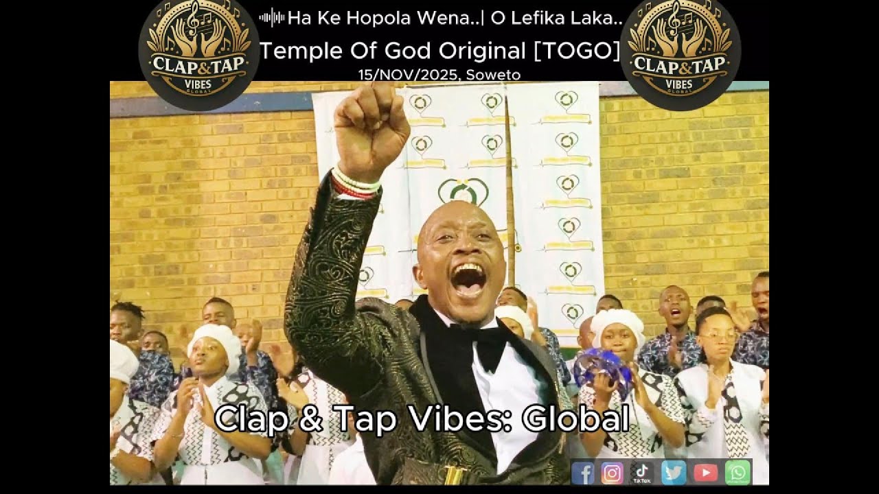 𝗧𝗲𝗺𝗽𝗹𝗲 𝗼𝗳 𝗚𝗼𝗱 𝗢𝗿𝗶𝗴𝗶𝗻𝗮𝗹 (𝗧𝗢𝗚𝗢) – 𝗙𝗨𝗟𝗟 𝗣𝗘𝗥𝗙𝗢𝗥𝗠𝗔𝗡𝗖𝗘 | 𝟭𝟱 𝗡𝗼𝘃 𝟮𝟬𝟮𝟱 | 𝗦𝗼𝘄𝗲𝘁𝗼, 𝗡𝗮𝗹𝗲𝗱𝗶 𝗛𝗮𝗹𝗹