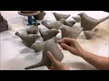 Como modelar passarinhos em argila