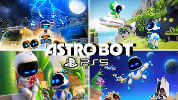 ASTRO BOT Series - ALL GAMES Walkthrough (4k Remastered) | Game of The Year 2024
