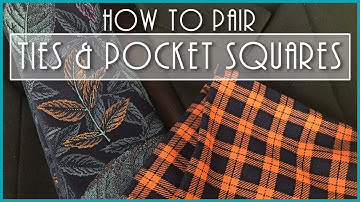 my1928 - How to pair ties and pocket squares