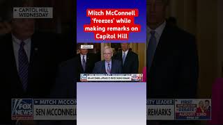 Mitch McConnell appears unwell during speech #shorts