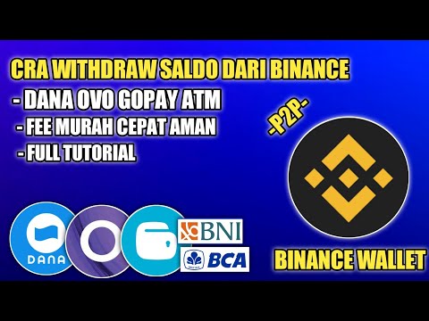 Cara withdraw saldo dari binance ke dana ovo atm ! Murah cepat aman ! P2P full tutorial