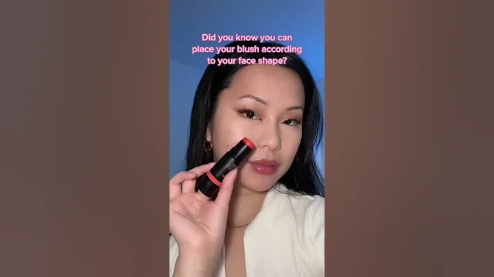 Placing your blush according to face shape