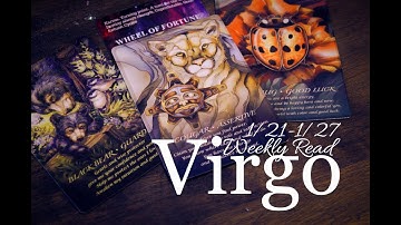 Virgo | Weekly Read for January 21st-27th | Restless? Courage, Guidance and Good Luck | Remain Open