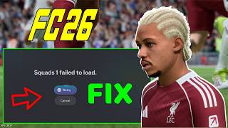 How to Fix Squads Failed PS4 GoldHEN NEW UPDATE EA Sports FC 26 Version 1.5.1