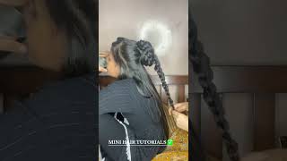 Mini hair tutorials ✅ reelsindia like hairstyle hairtutorial likeforlikes