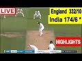 Highlights, India vs England, 5th Test at The Oval, Day 2, India 174/6 at stumps, trail by 158 runs