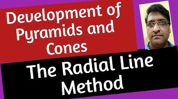 Development of Surfaces of Solids (part 2) Radial Line Method for Pyramid and Cone by Dr. Ajay Verma