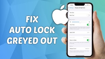 How to FIX Auto Lock Greyed Out in iPhone Settings! (2025)