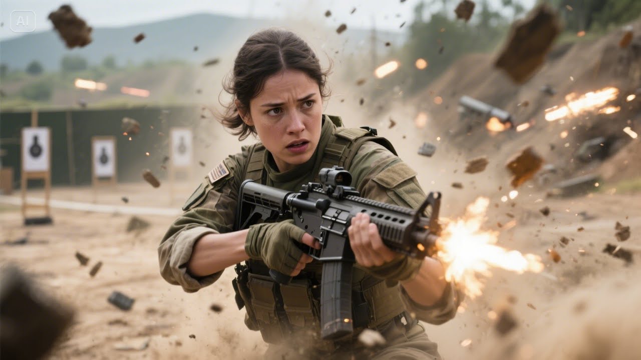 Just Another Day at the Range — Then Enemy Fire Erupted, and She Was ...