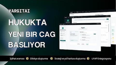 YargıtAI | Hukukta Yapay Zeka Platformu (İçtihat, Dilekçe, UYAP)
