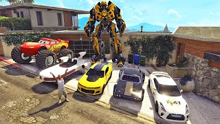 قراند 5 : جمع سيارات مشاهير الأفلام السرية | GTA V Famous Movie Cars