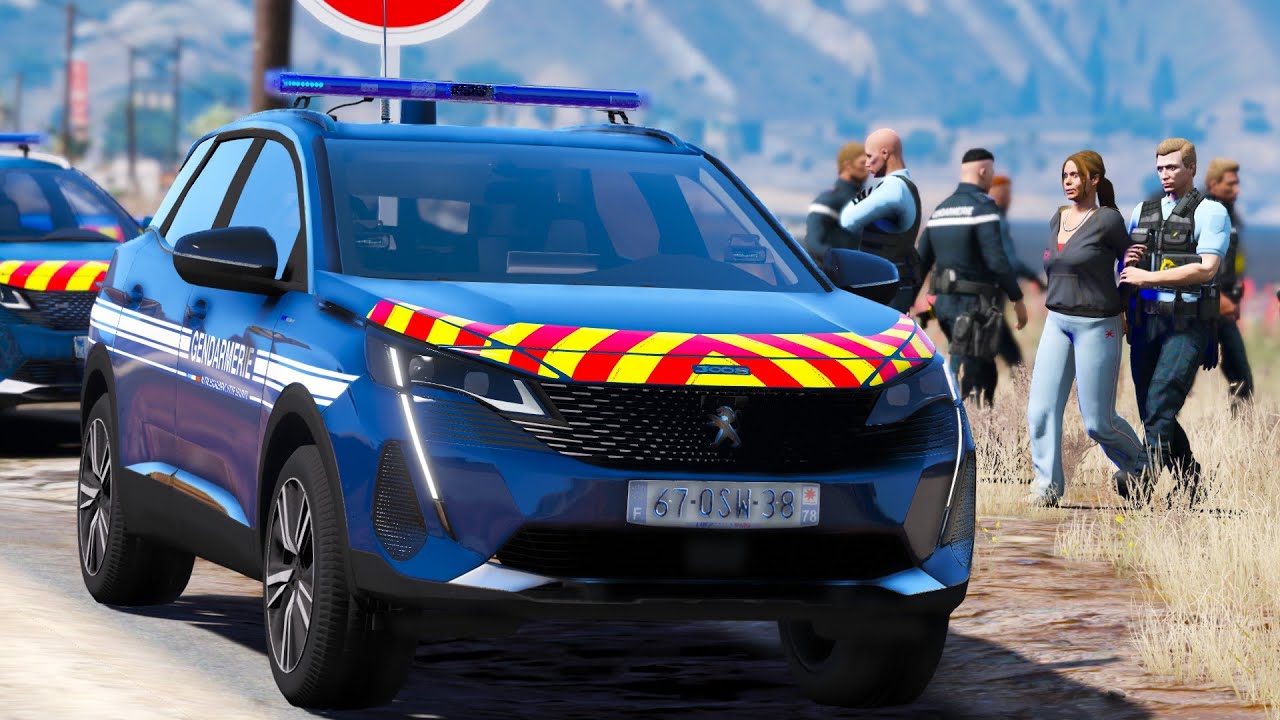 [GTA 5] COURSE POURSUITE AVEC LE NOUVEAU 3008 DE LA GENDARMERIE | LSPDFR #871