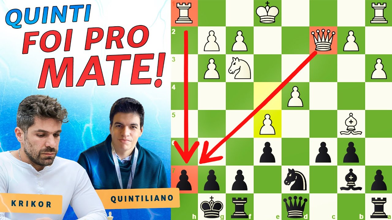 Krikor me ASSUSTOU com um g4  Raffael Chess Vs GM Krikor 